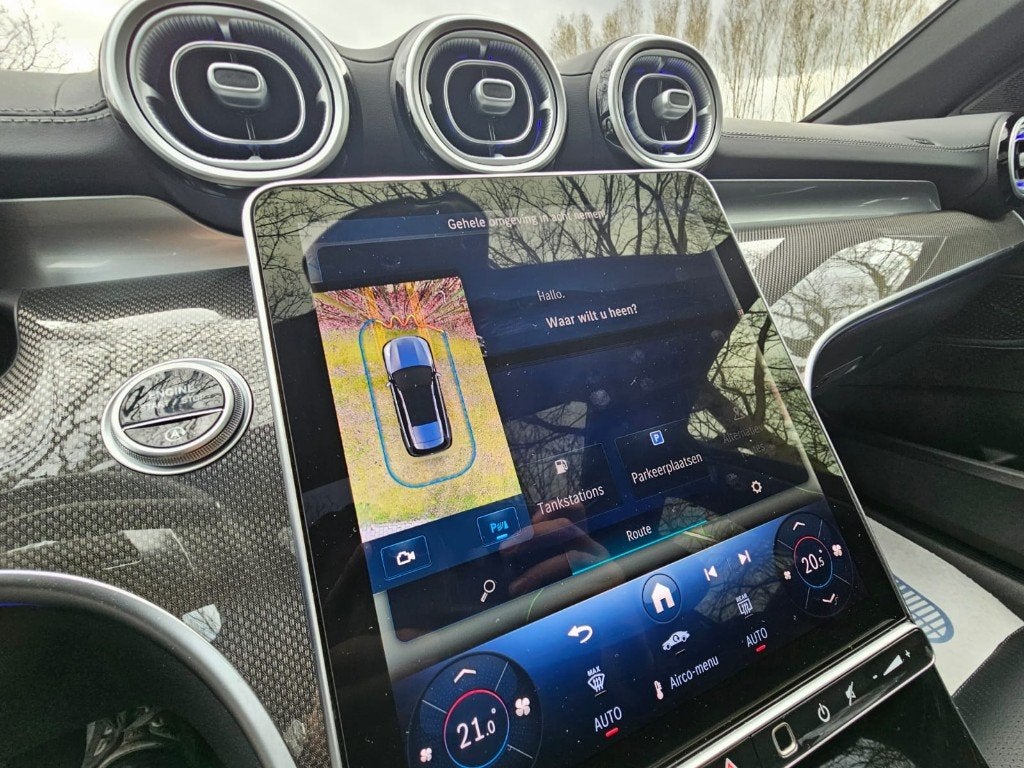 Mercedes c180 AMG PACK | PANO | 360CAMERA, Auto's, Mercedes-Benz, Automaat, Dealer onderhouden, Zwart, Leder