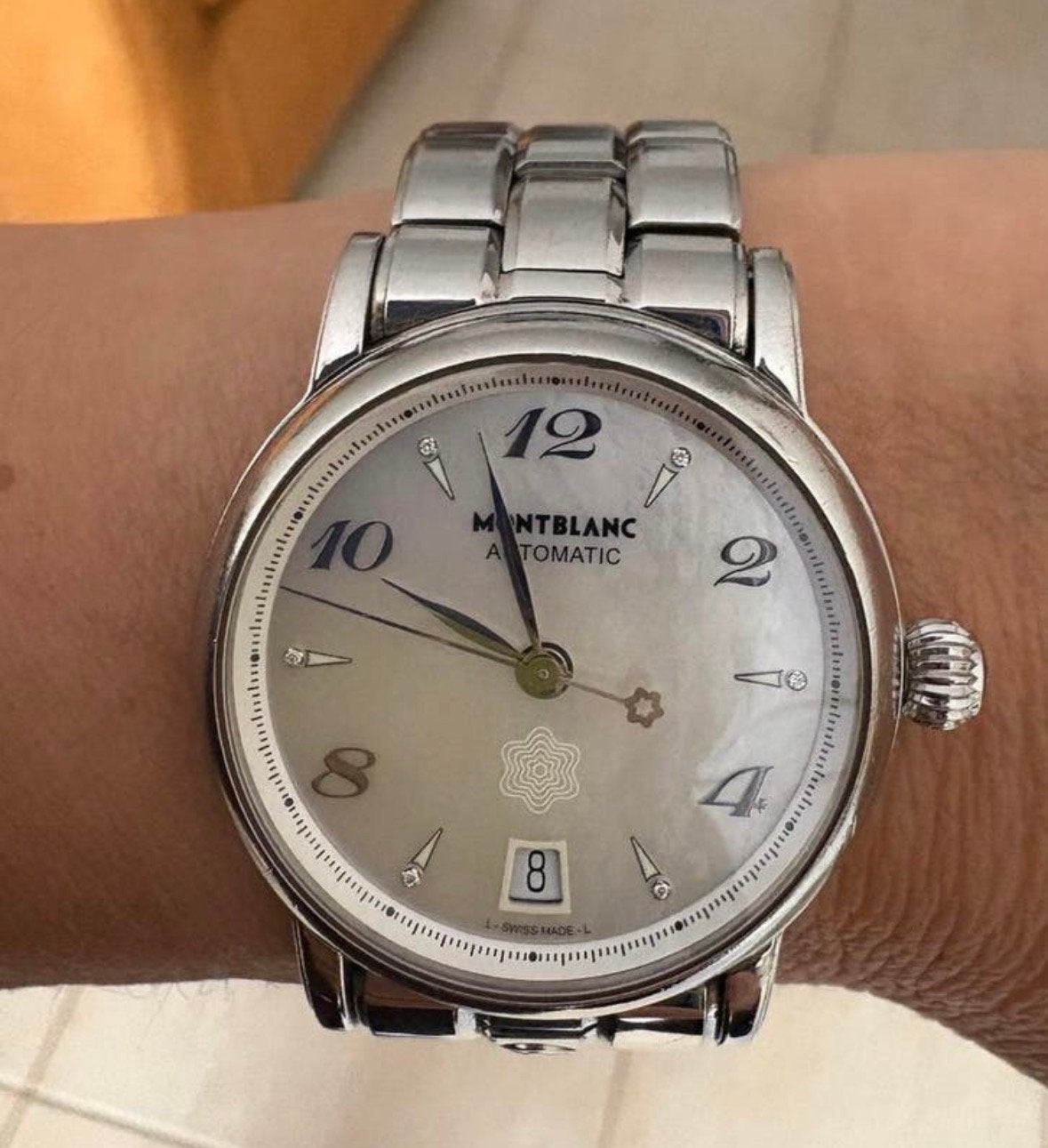 Montblanc montre automatique, Enlèvement, Acier