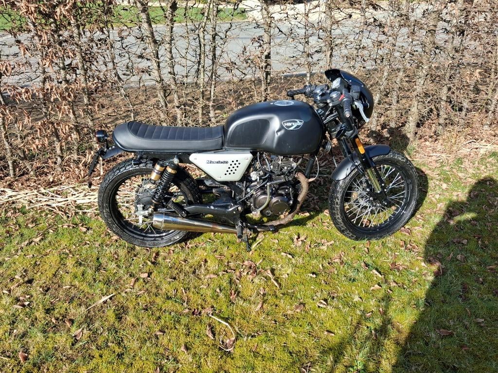 Hanway Muscle 50cc. Zwart. 50cc. Lichte schade, Fietsen en Brommers, Ophalen, Gebruikt, Klasse B (45 km/u), Hanway