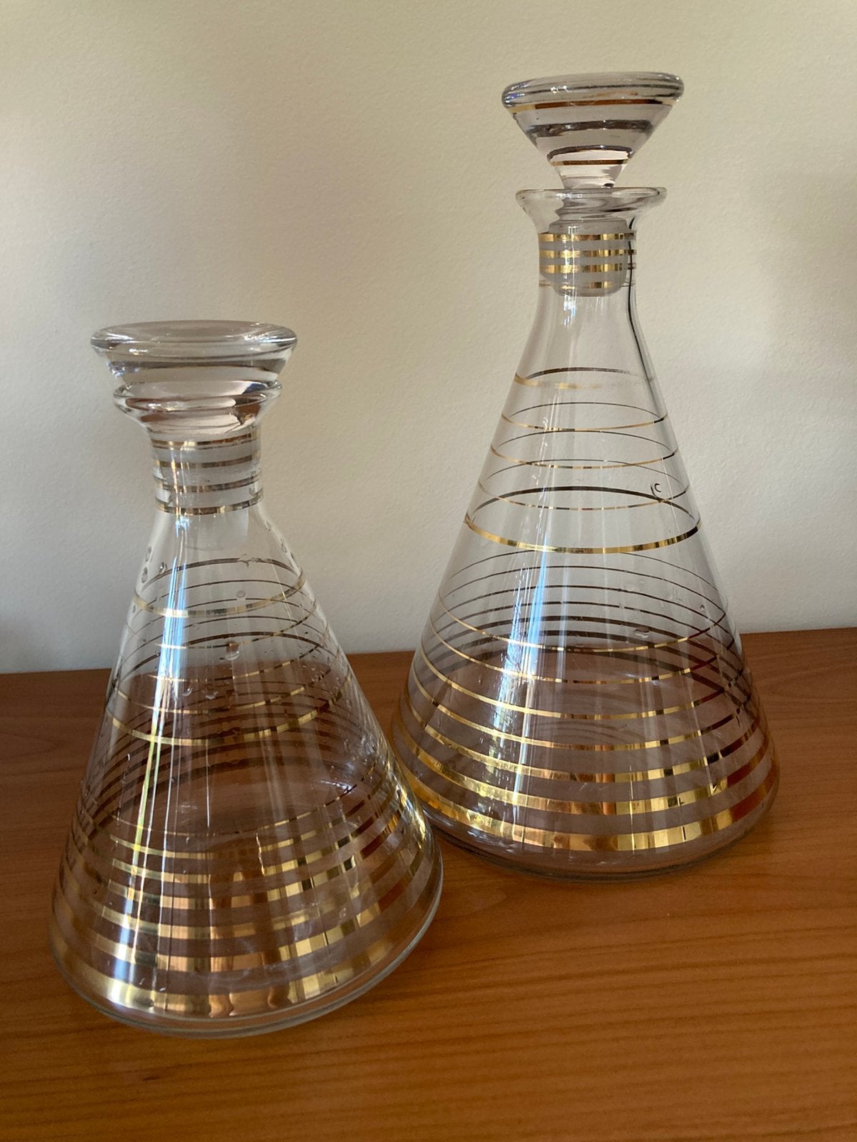 Glazen karafjes, Enlèvement, Utilisé, Verre