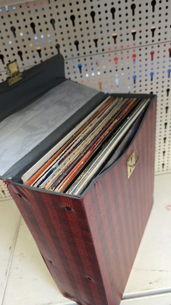 Partij LP's + Vintage Platenkoffer – Rock, Pop, Soul & Jazz, Ophalen of Verzenden