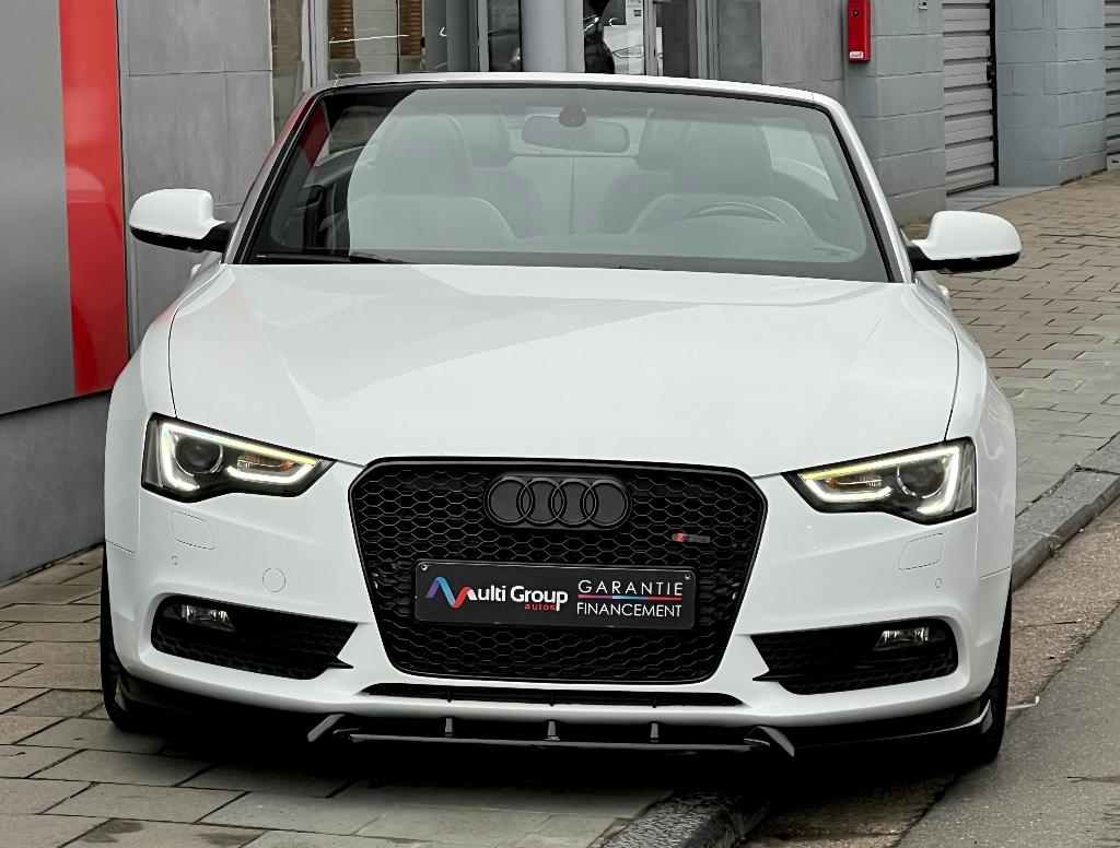 udi A5 Cabriolet 1.8 TFSI * S-Line * GARANTIE 1jaar *Full, Auto's, Zwart, 4 cilinders, Cabriolet, Wit