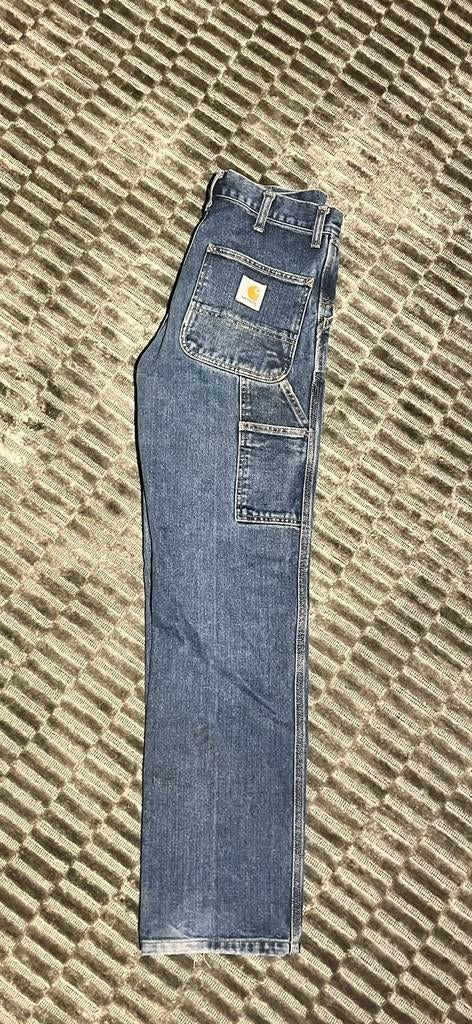 Pantalon à genou simple Carhartt 26 x 32, Enlèvement ou Envoi, Comme neuf, Bleu, W32 (confection 46) ou plus petit