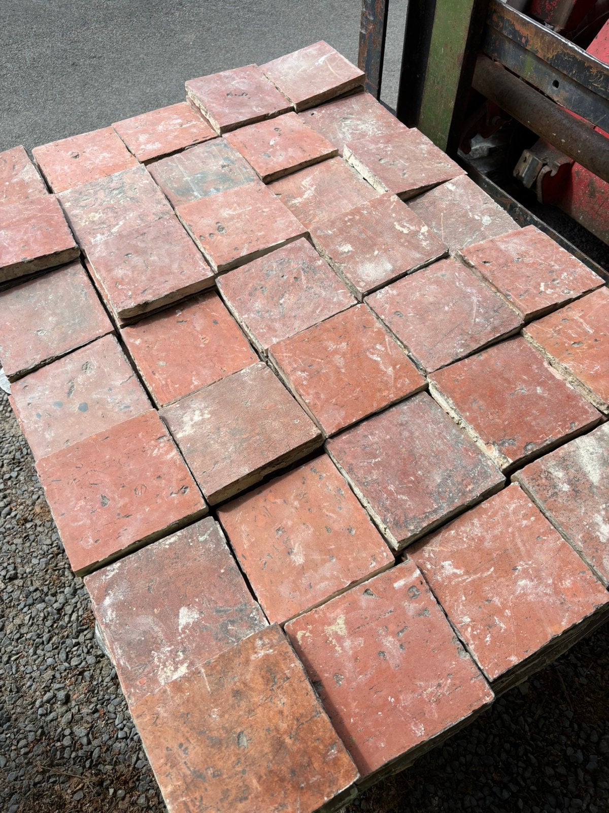 Lot Antieke terracotta tegels. Voor info BELLEN 0474220705, Ophalen