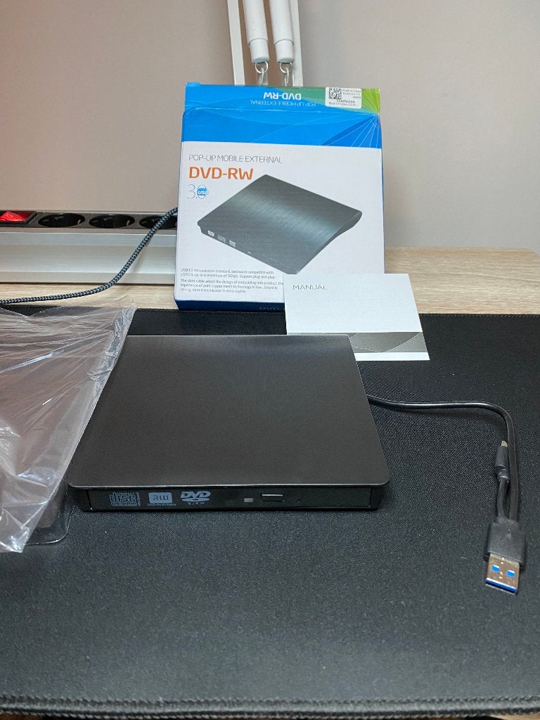 Lecteur DVD-RW externe compact USB-A et USB-C, Enlèvement ou Envoi, Neuf, Autres marques