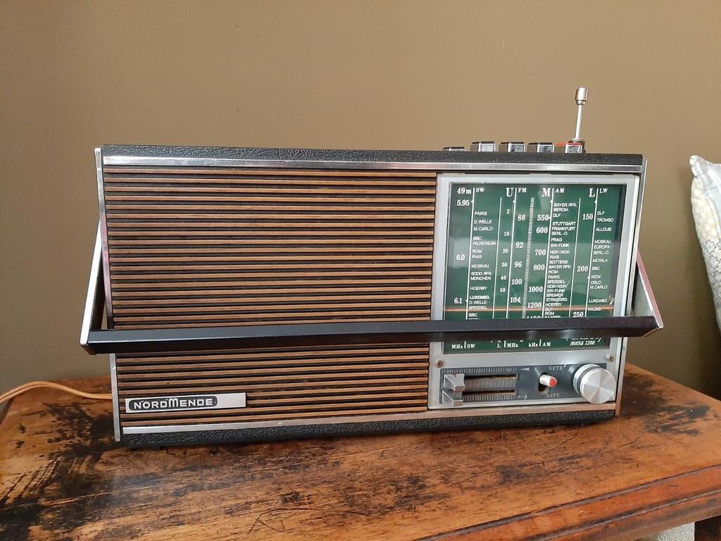 Vintage mid-century Nordmende radio, Ophalen of Verzenden