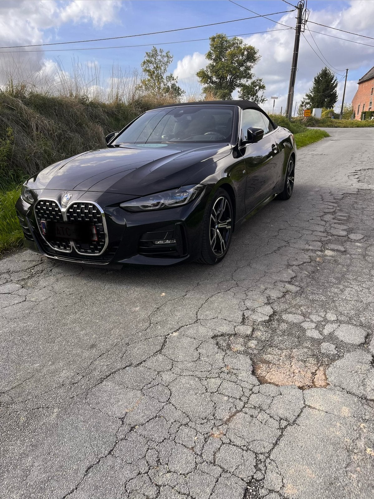 BMW 420 D M Cabrio 2021 full option + 1 jaar garantie, Auto's, Zwart, Leder, Diesel, Particulier