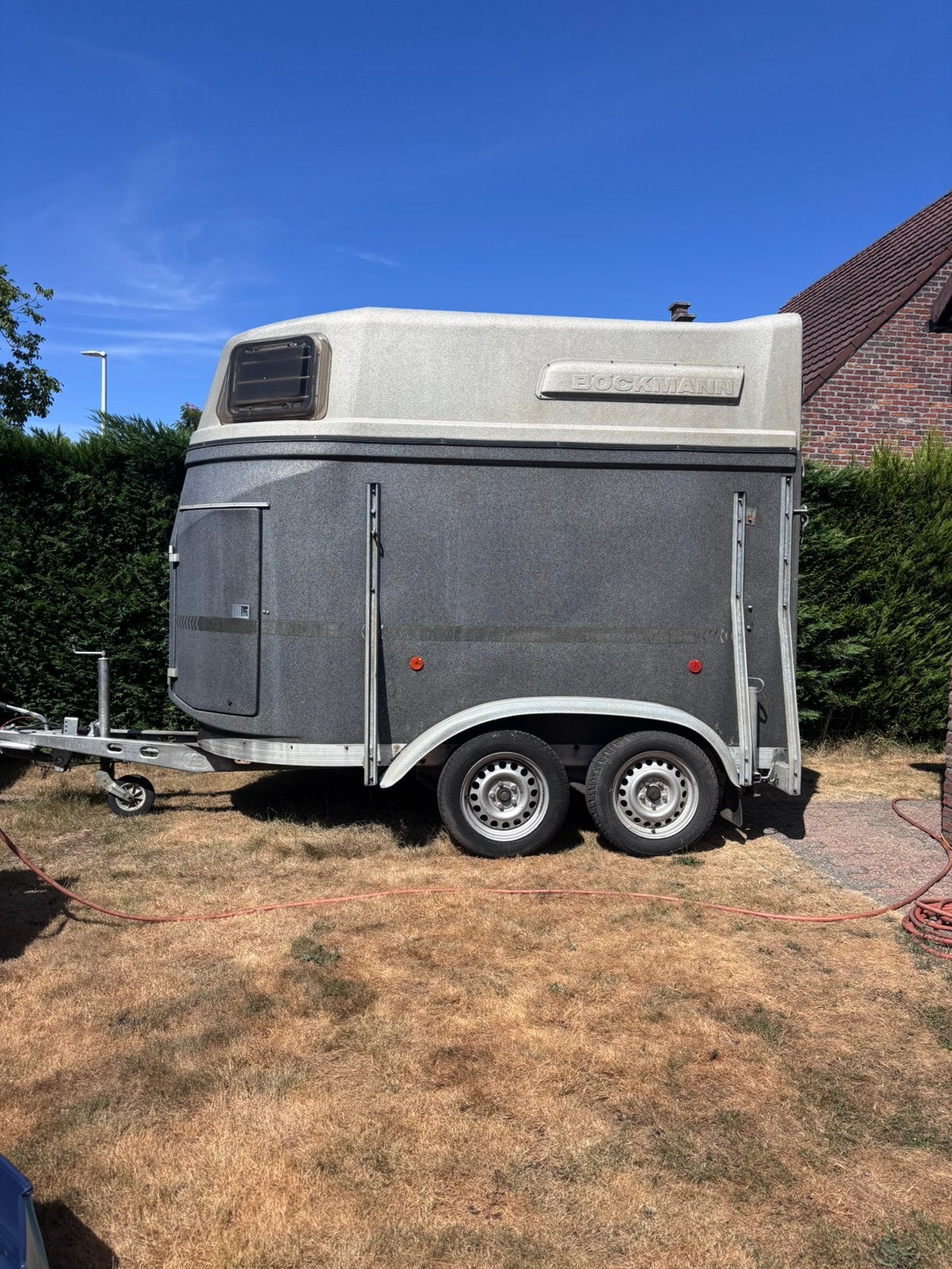 2 paards trailer te koop, Dieren en Toebehoren, Ophalen, Gebruikt, Polyester, 2-paards trailer