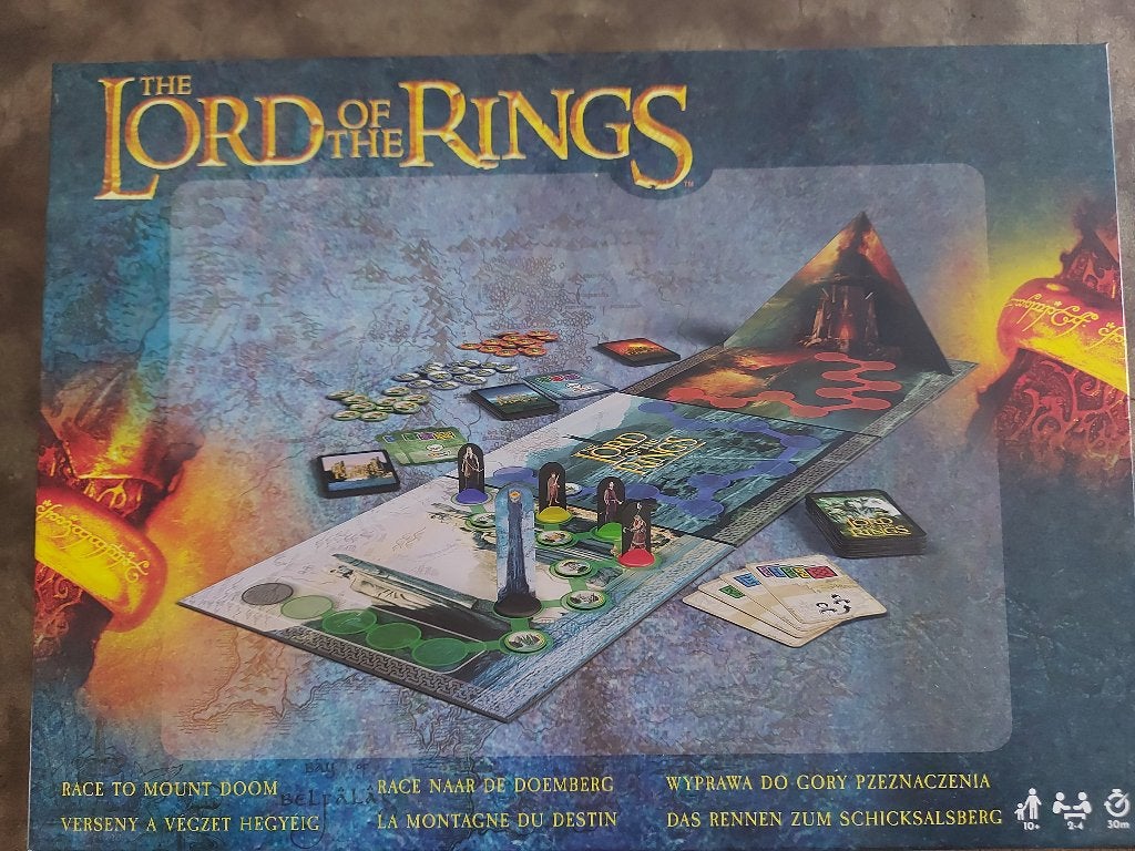 jeu de société - The Lord of The Rings, Trois ou quatre joueurs, Enlèvement, Comme neuf, Cartamundi