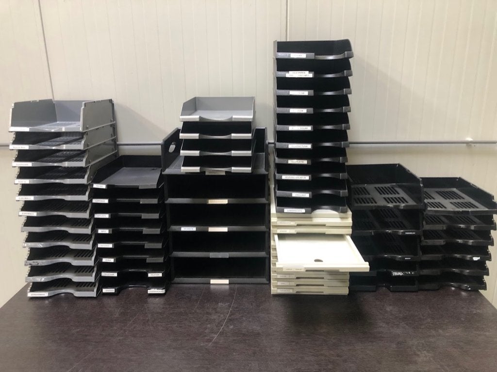 Documenten bakjes, Diversen, Bureau-accessoires, Ophalen