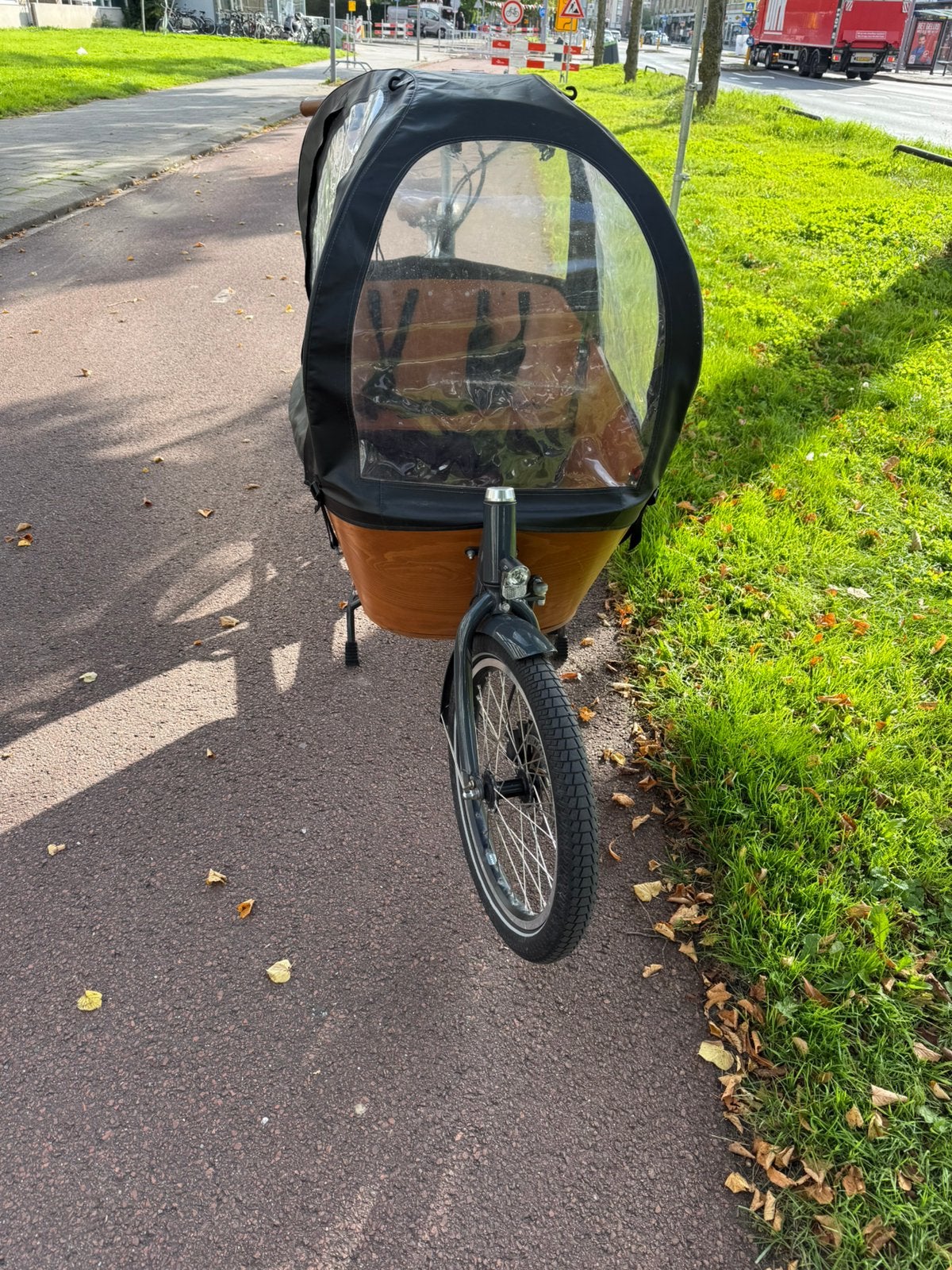 Babboe city bakfiets mountain electrish, Ophalen, Zo goed als nieuw