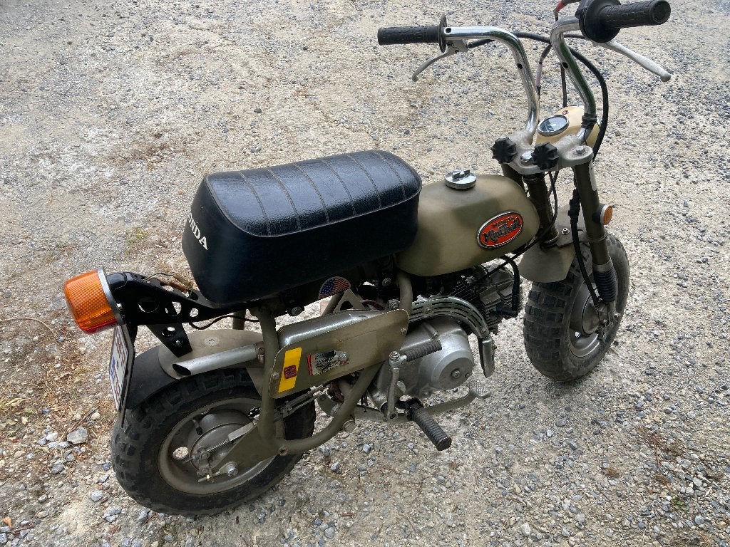 HONDA Z50 1970, Ophalen