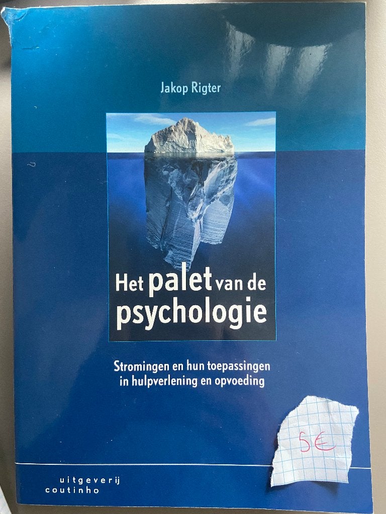 Het palet van de Psychologie Sociaal werk, Ophalen, Zo goed als nieuw