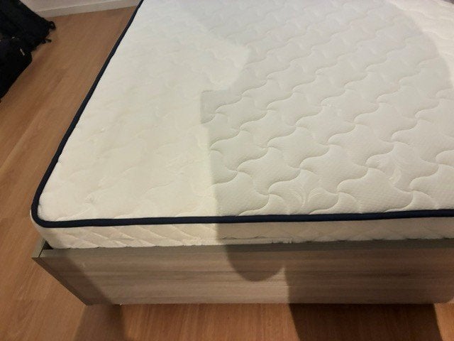Lit + matelas etat neuf, Maison & Meubles, Enlèvement, Comme neuf, Deux personnes, Moderne