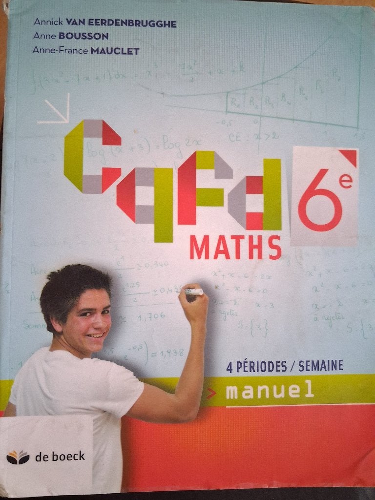 CQFD 6. MATH, Enlèvement ou Envoi, Utilisé, Secondaire, Van in