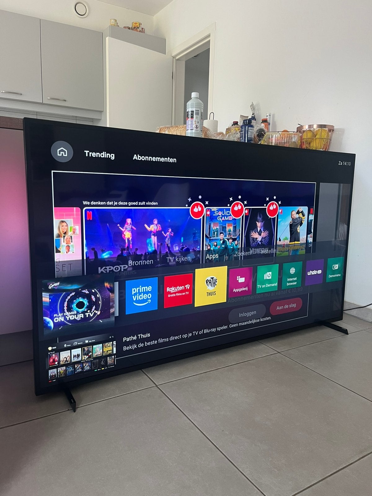 Groot 70 Inch Philips Ambilight, Audio, Tv en Foto, Televisies, Philips, LED, 50 Hz, Ophalen of Verzenden