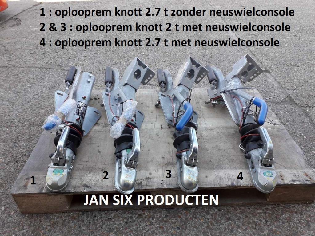 Oplooprem knott type 2700kg : 265 eu + btw = 320.65, Ophalen