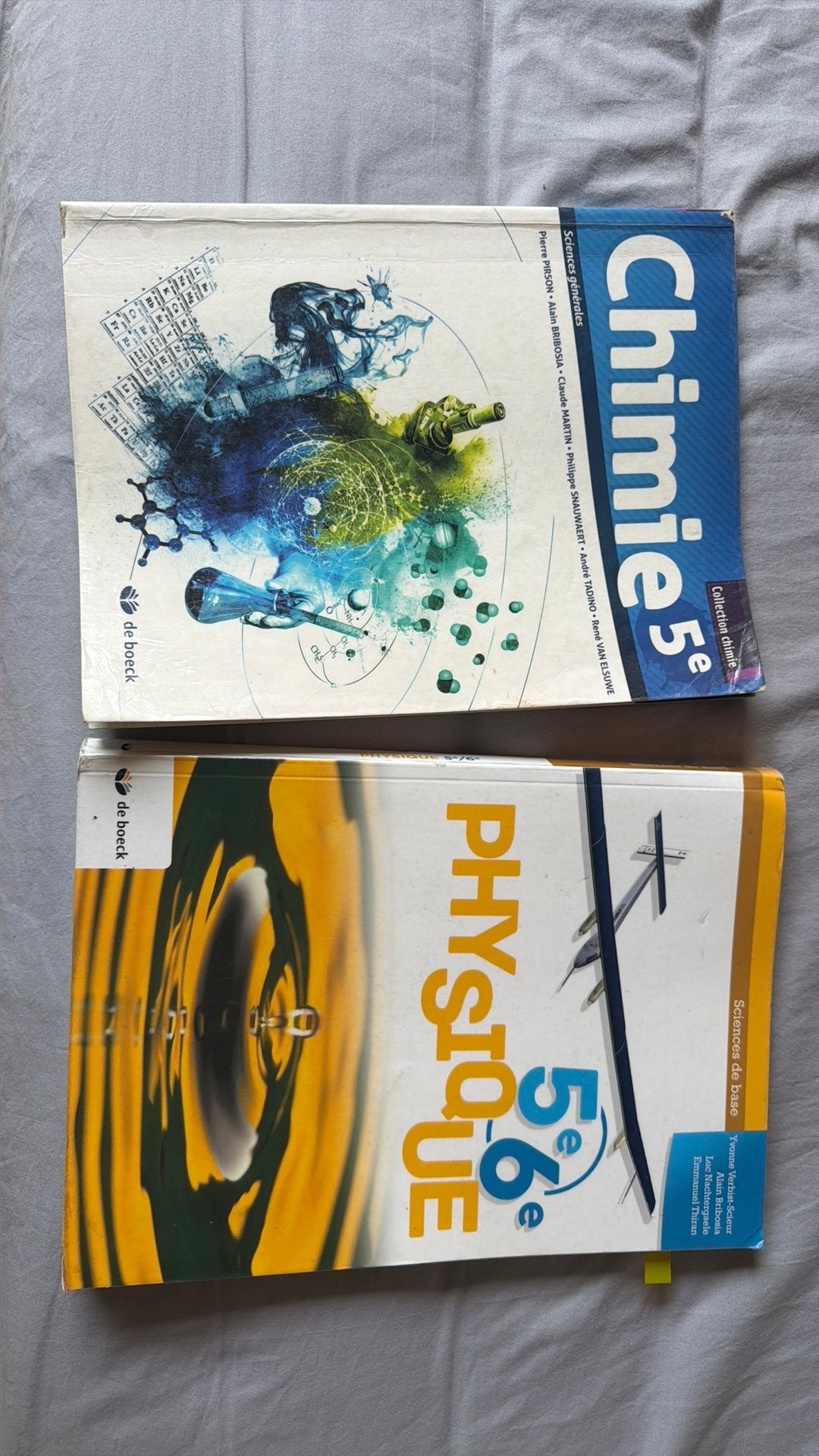 Lot physique chimie 5e et 6e, Livres, Enlèvement, Comme neuf, Secondaire, Physique