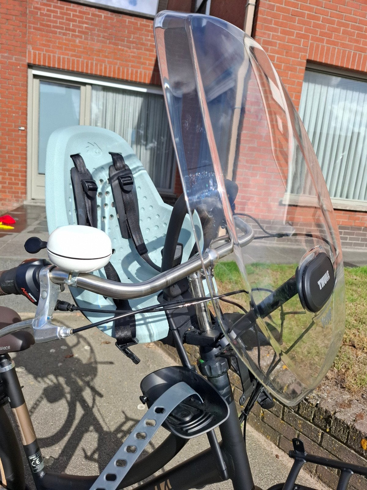 thule voorzitje met windscherm, Ophalen, Voorzitje
