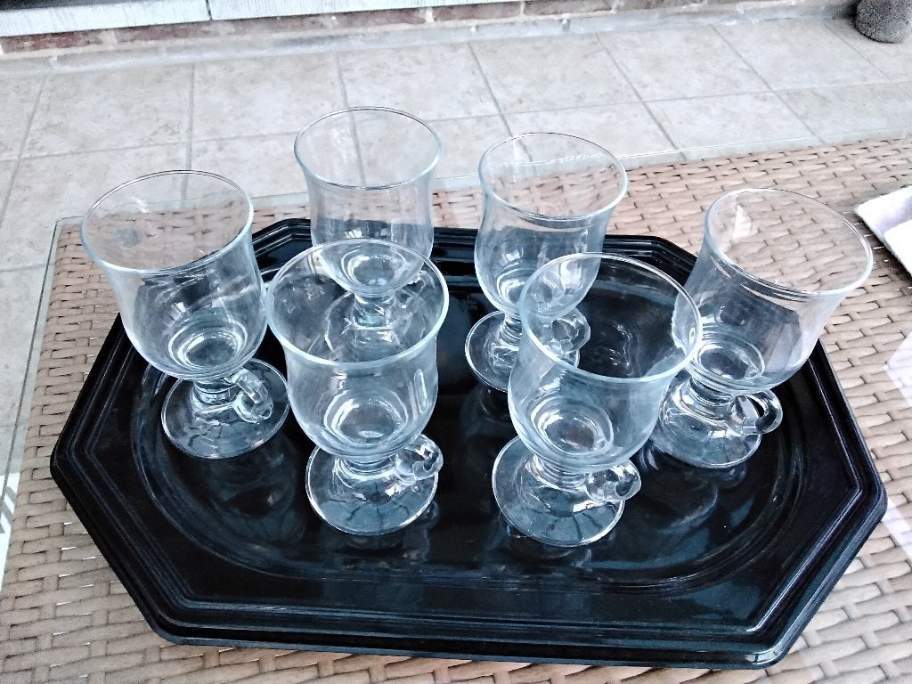 6 verres à  Irish coffee, Collections, Enlèvement, Comme neuf, Autres types