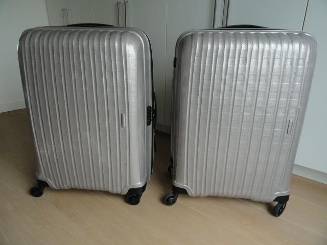 samsonite koffers, Handtassen en Accessoires, Koffers, Gebruikt, 45 tot 55 cm, 70 cm of meer, Zacht kunststof