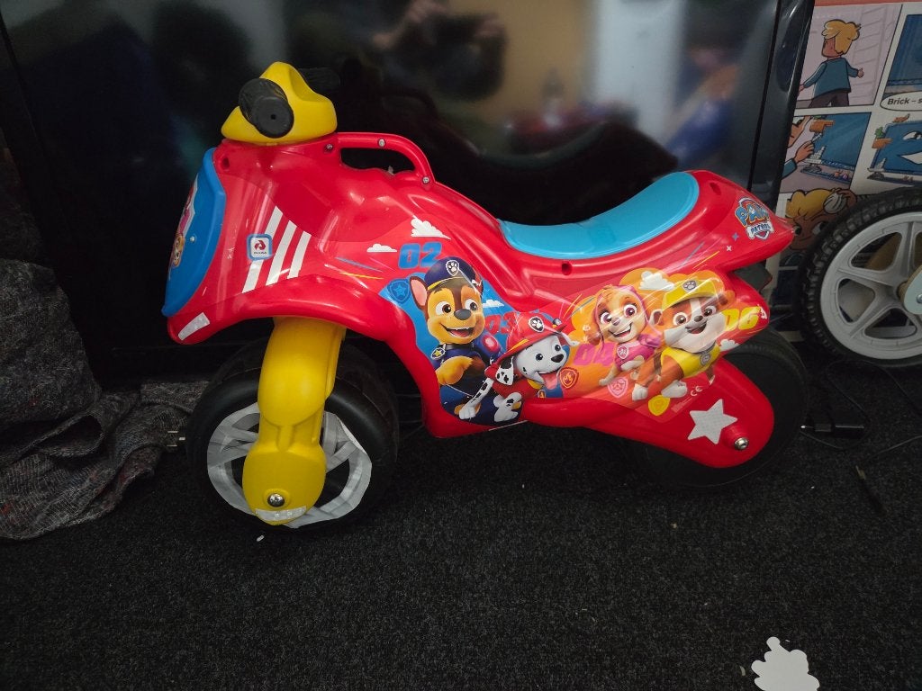 Paw patrol loop motor, Enlèvement, Comme neuf, Véhicule de marche
