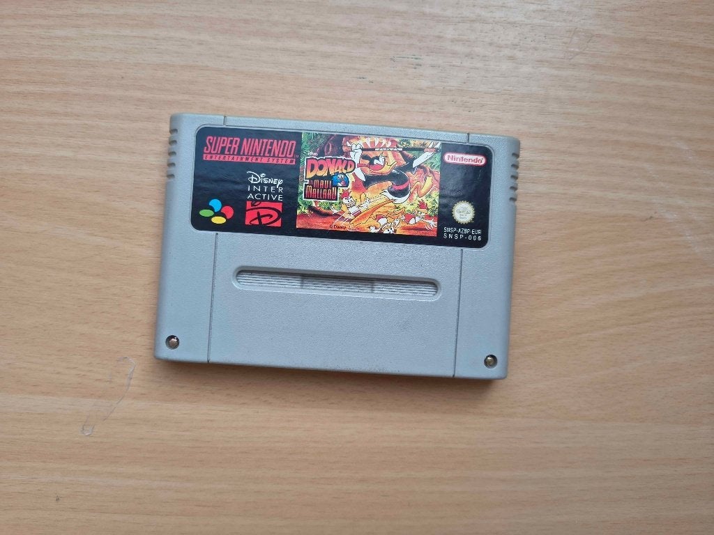 Donald in Maui Mallard SNES, Games en Spelcomputers, Ophalen of Verzenden, Zo goed als nieuw