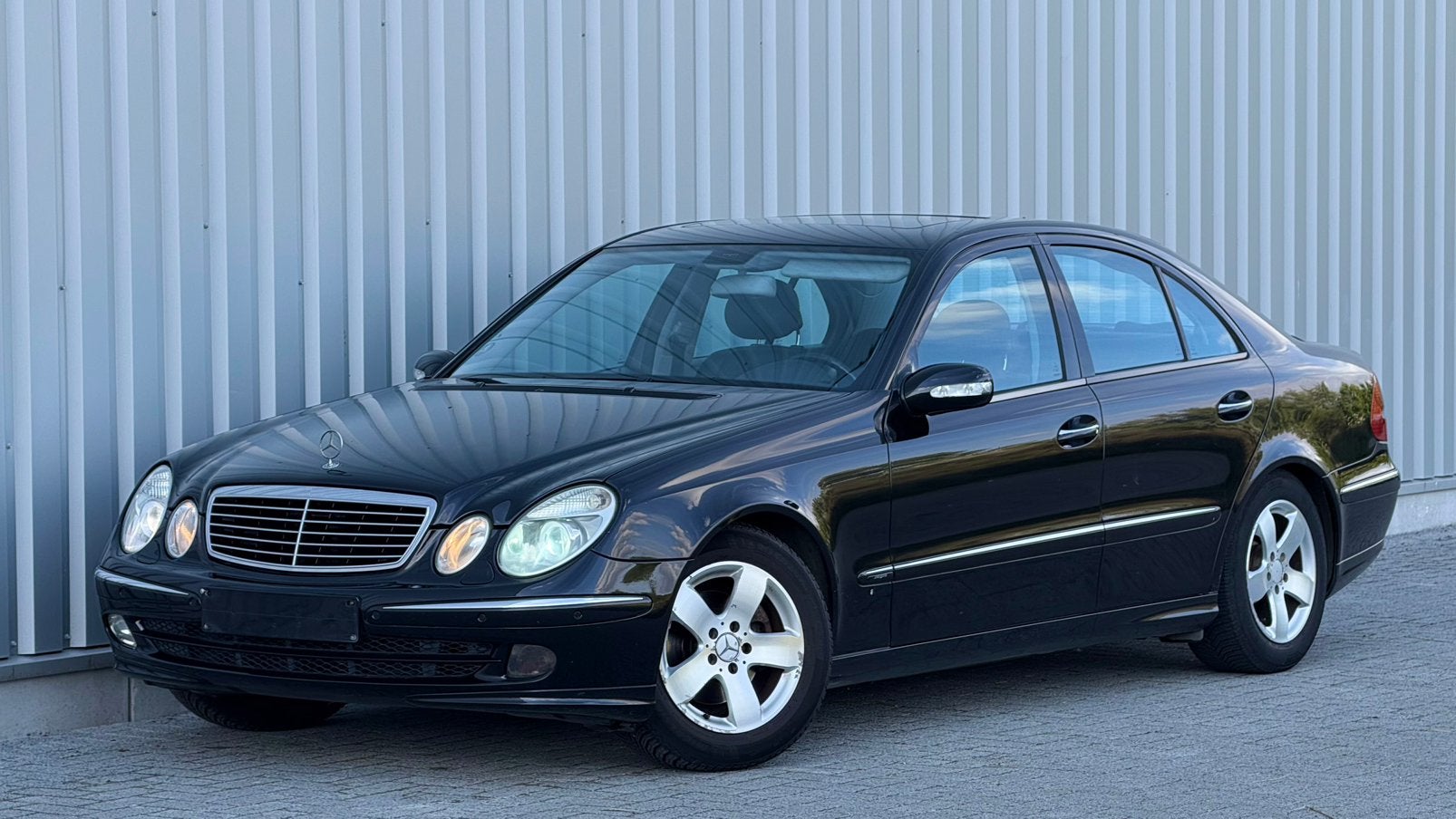 Mercedes E220 CDI W211 2003 Avantgarde Euro 3 export, 4 deurs, Leder, Te koop, Euro 3