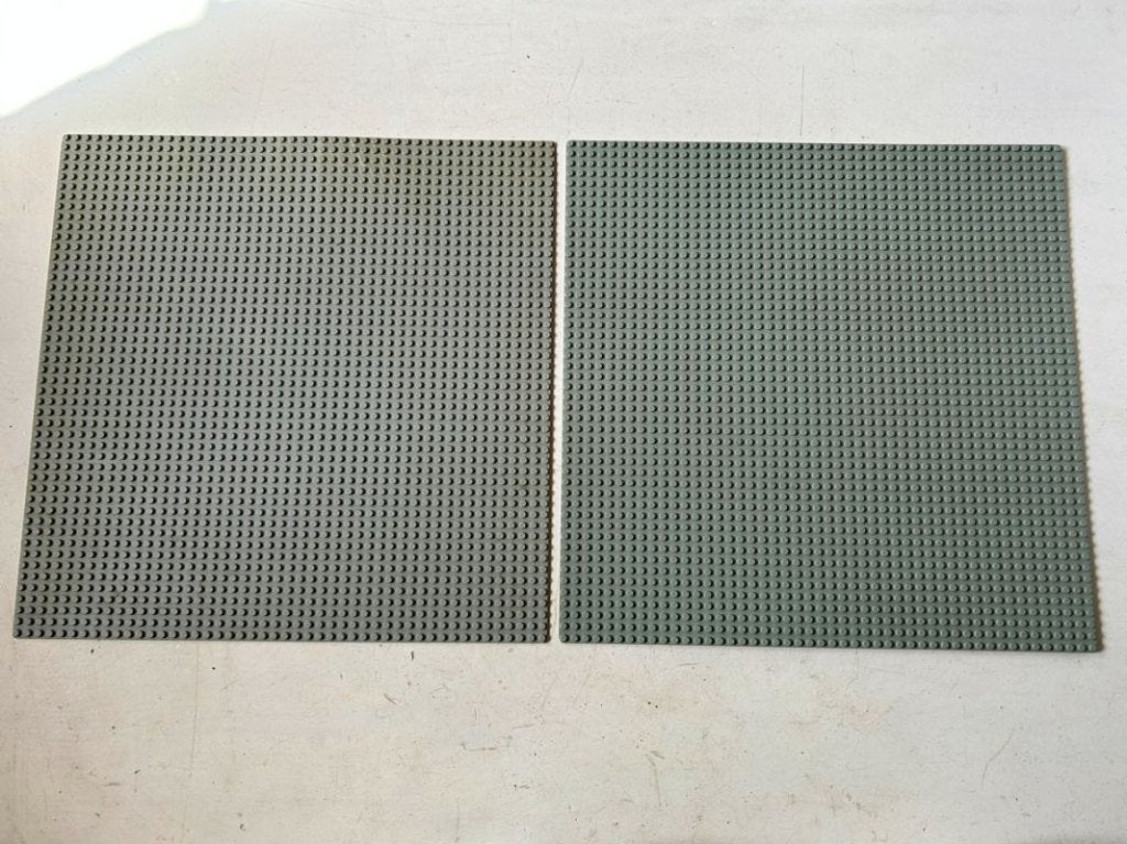 Lego grote grijze platen 48x48 - legoland lego system, Gebruikt, Lego, Ophalen of Verzenden, LEGOLAND