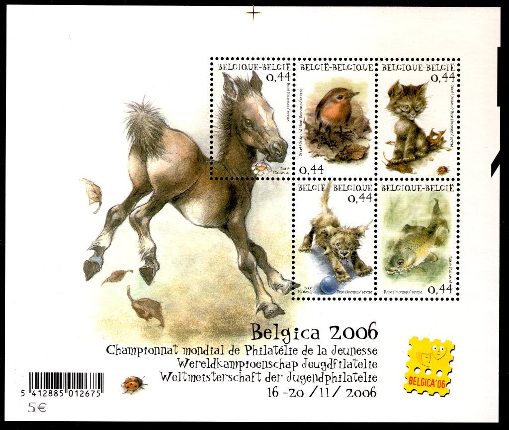 BL116 MNH 2004 - Wereldkampioenschap Jeugdfilatelie, Verzenden, Postfris, Postfris