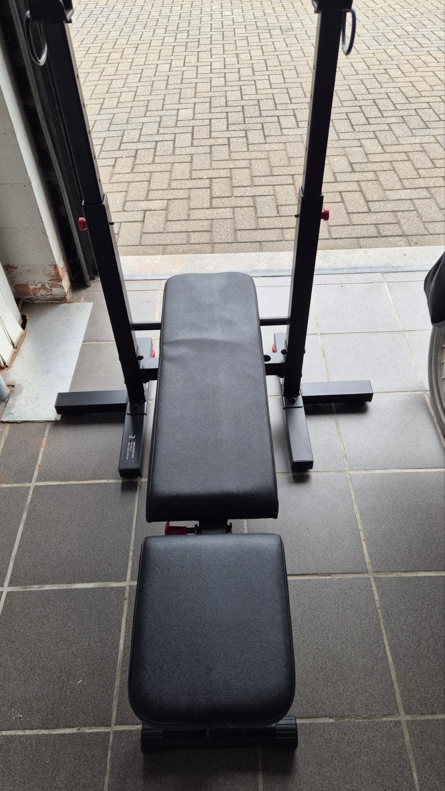 Bench press bank, Ophalen, Zo goed als nieuw, Borst, Fitnessbank