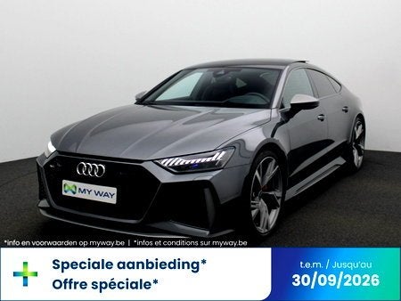 Audi RS7 Sportback 4.0 V8 TFSI 630 PK Tiptronic - Glazen pan, Autos, Berline, Automatique, RS7, Essence