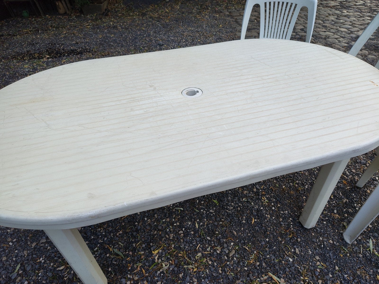 tuintafel, Enlèvement, Utilisé, Ovale, Synthétique