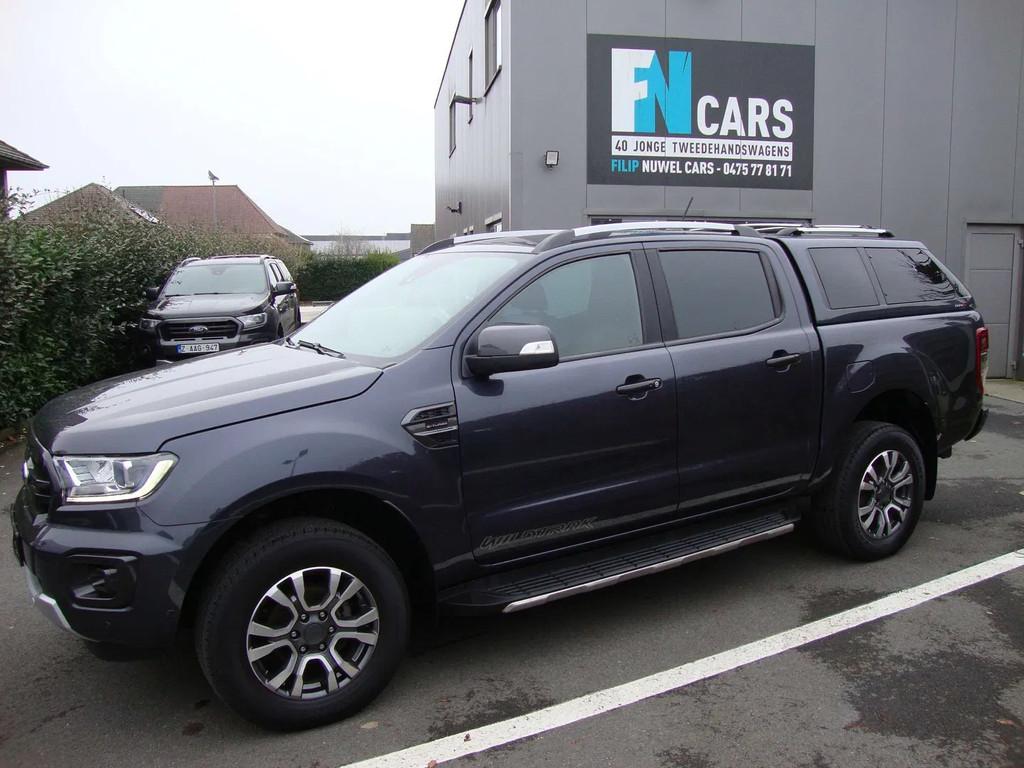 Ford Ranger 212pk, rolplateau, camera, btw in, 2023, adaptiv, Cuir, Achat, Entreprise, Noir