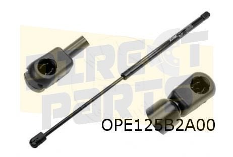 Opel Corsa B (3/93-11/00) (3-drs.) Gasveer achterklep (met w, -, Verzenden, -, Opel
