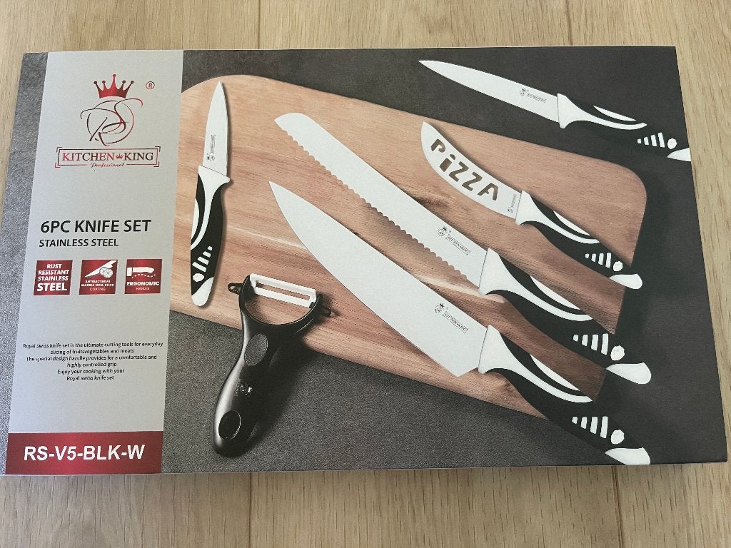 Kitchen King professionele set - 6 stuks - Roestvrij staal, Ophalen of Verzenden, Nieuw