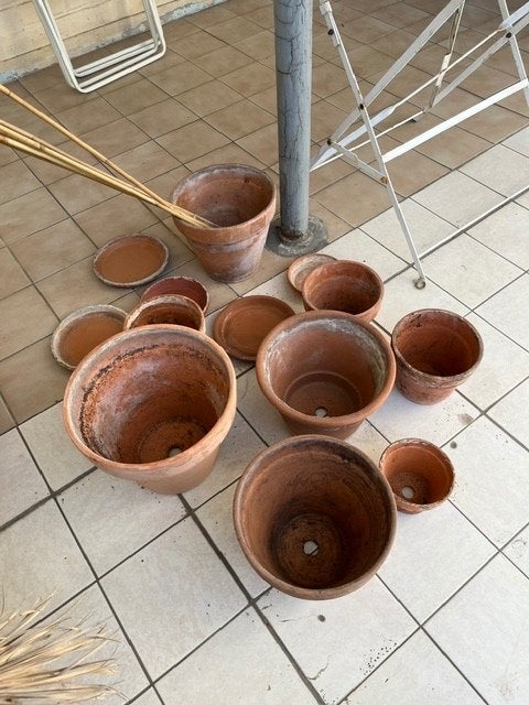 Bloempotten & schalen (terracotta), Ophalen, Terracotta, Binnen