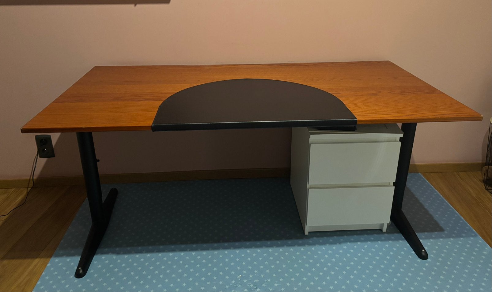 Bureau, Huis en Inrichting, Bureaus, Ophalen, Zo goed als nieuw, Wit