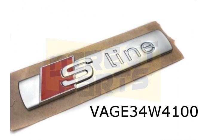 Audi S-Line embleem logo zijkant L/R Origineel! 8N0853601A, -, Verzenden, -, Nieuw