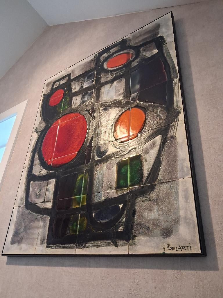 Belarti wandbord wanddecoratie, Maison & Meubles, Vintage, Enlèvement, Fait main, Pierre/céramique