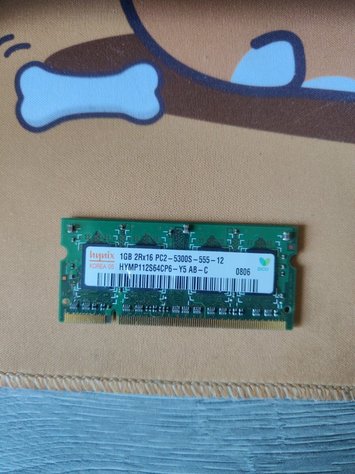 1 GB DDR2 SO-DIMM RAM, Computers en Software, RAM geheugen, Ophalen, DDR2