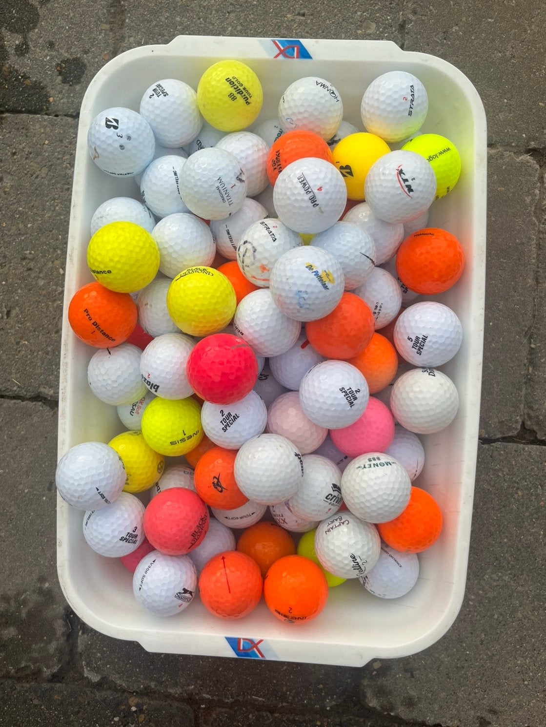 95 gekuiste golfballen, Ophalen, Zo goed als nieuw, Bal(len), Overige merken
