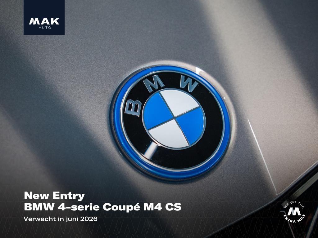 BMW M4 4-serie Coupé CS, M Drivers Package, ceramic, carbon,, Auto's, BMW, Zwart, 4 Reeks, Bedrijf, Zilver of Grijs