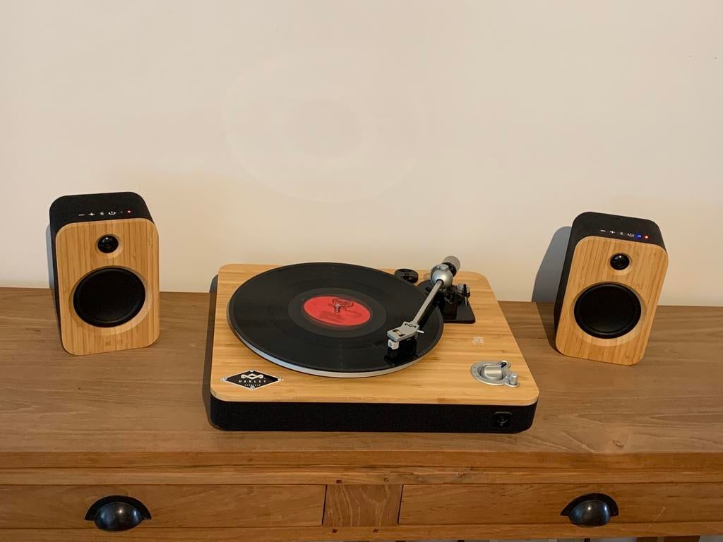 House of Marley Stir It Up Wireless + Get Together Duo, Pitch-regelaar, Zo goed als nieuw, Platenspeler, Ophalen