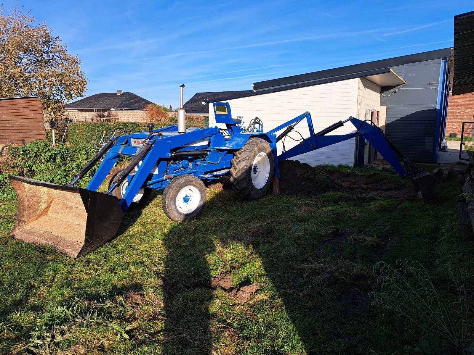 Ford Graaf-laad combinatie, Articles professionnels, Machines & Construction | Grues & Excavatrices, Chargeuse-pelleteuse, Enlèvement
