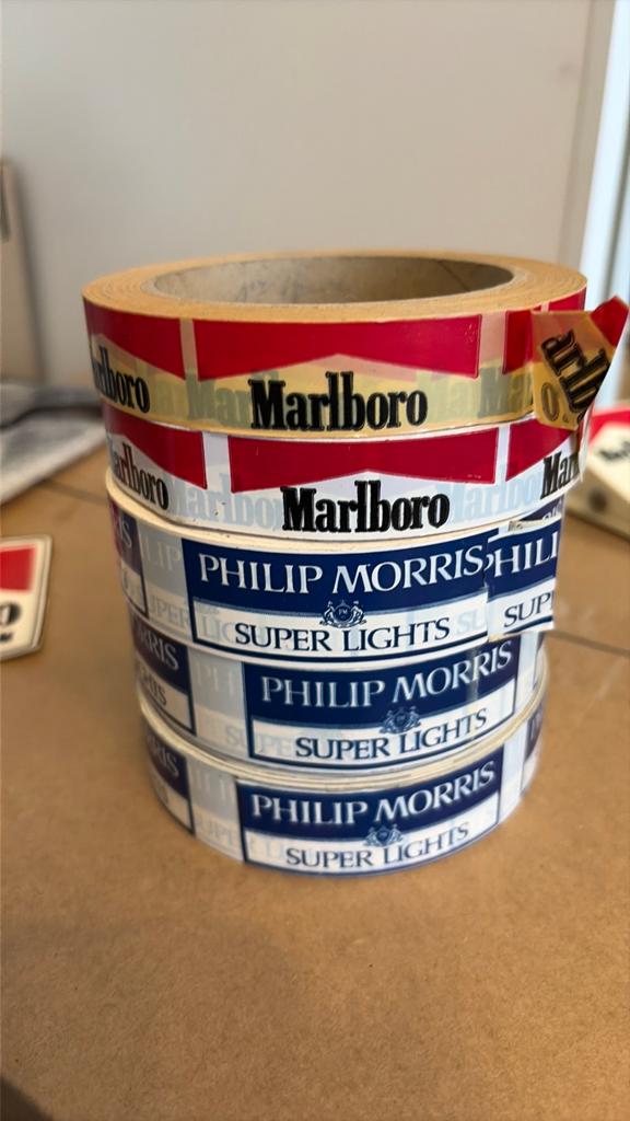Rubans adhésifsPhilip Morris, Marlboro ., Verzamelen, Ophalen of Verzenden, Zo goed als nieuw, Merk