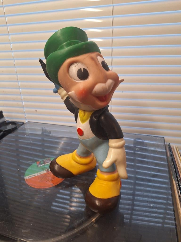Pouet Jiminy Cricket uit circa 1960, ledraplastic, Ophalen of Verzenden