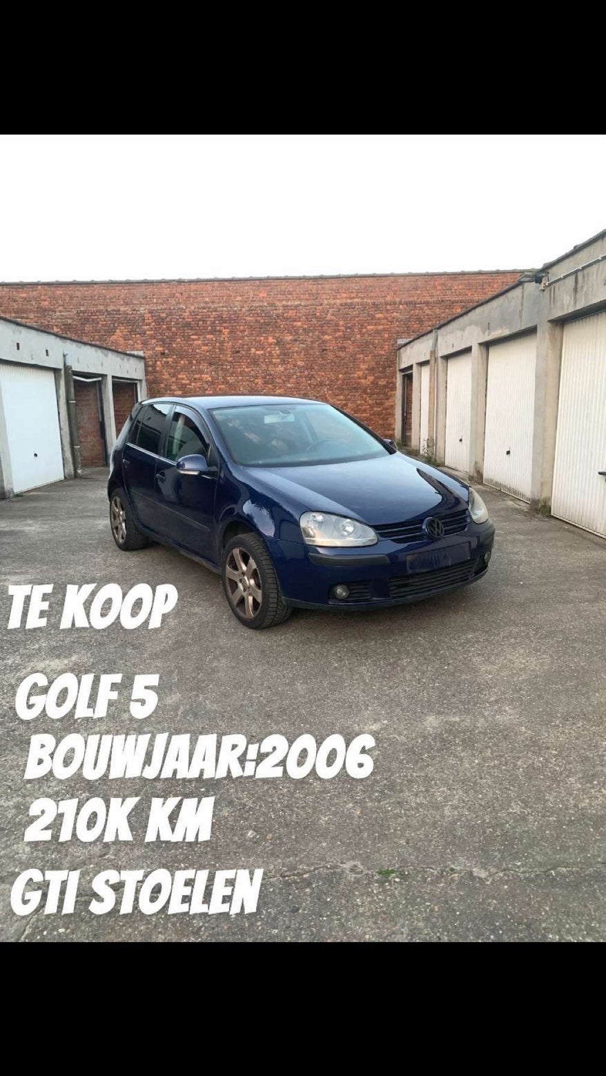 Volkswagen Golf 5, Auto's, Overige modellen, Particulier, Te koop