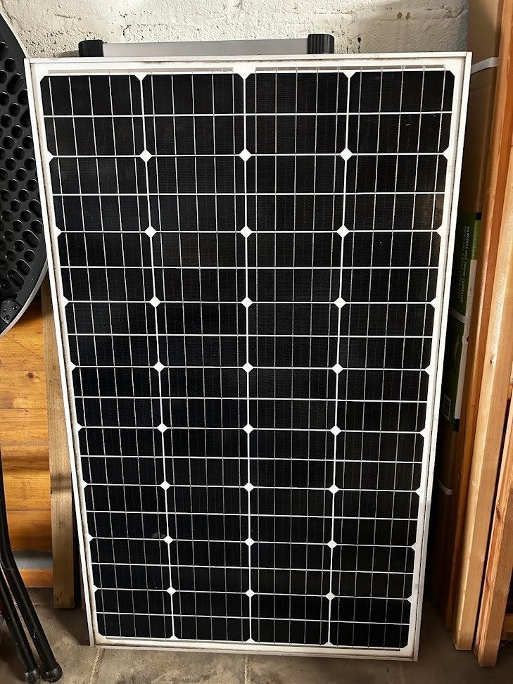 130W zonnepaneel + MPPT max 150W, Caravans en Kamperen, Kampeeraccessoires, Ophalen, Zo goed als nieuw