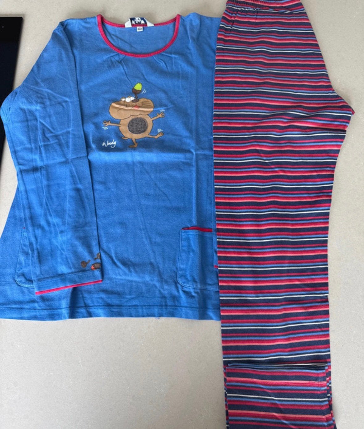 Wooy pyjama 16A, Kinderen en Baby's, Kinderkleding | Maat 176, Ophalen of Verzenden, Gebruikt